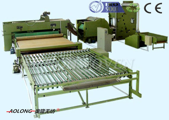 China 2800mm-6800mm Customized Cross Lapper Machine For Pillow Waddings supplier